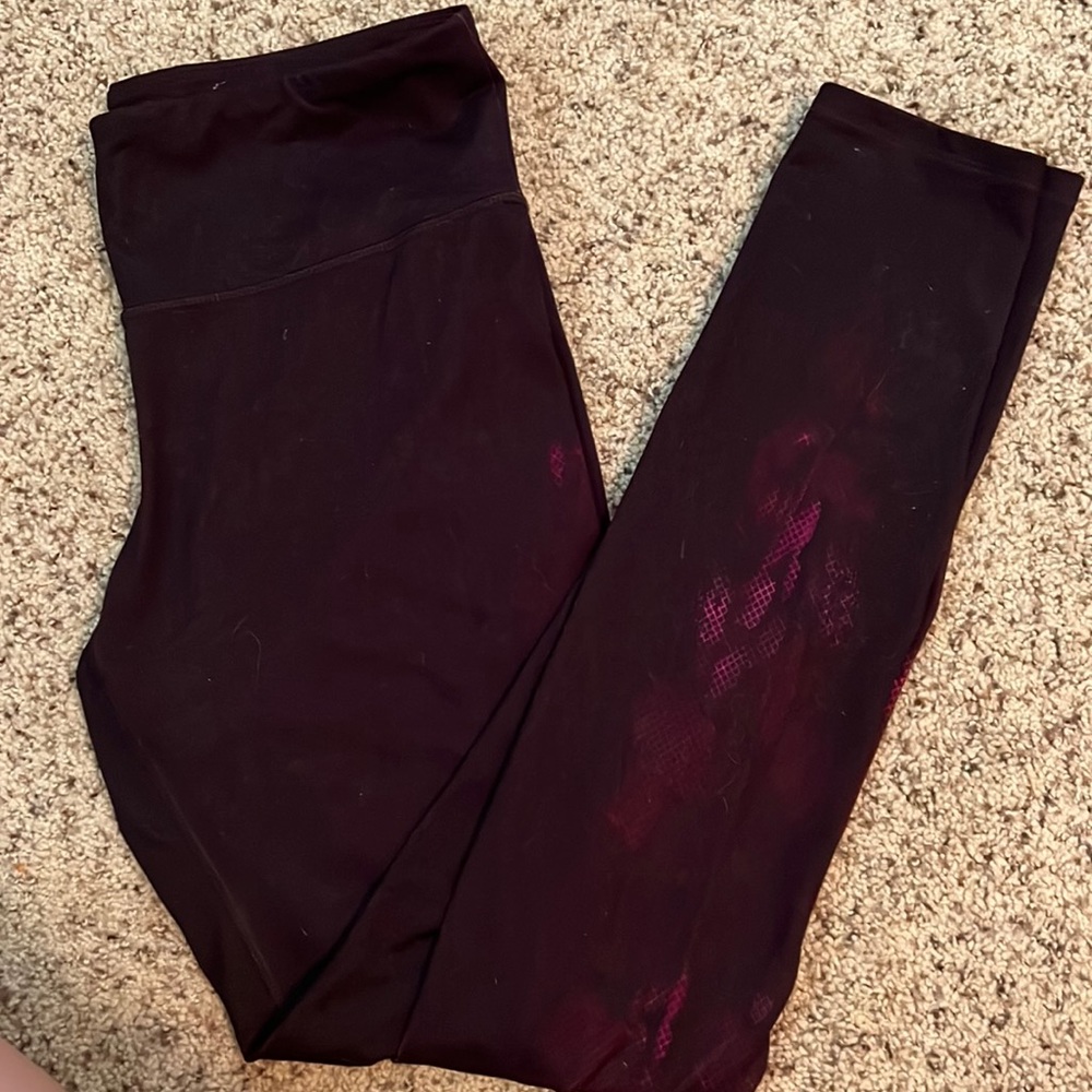 Slight Snake Skin Print Champion Womens Size Large Leggings